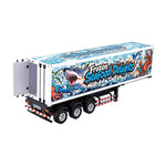Huina 1505D 1/18 RC Car Seafood Refrigerated Truck Tractor for 1501 RC Truck