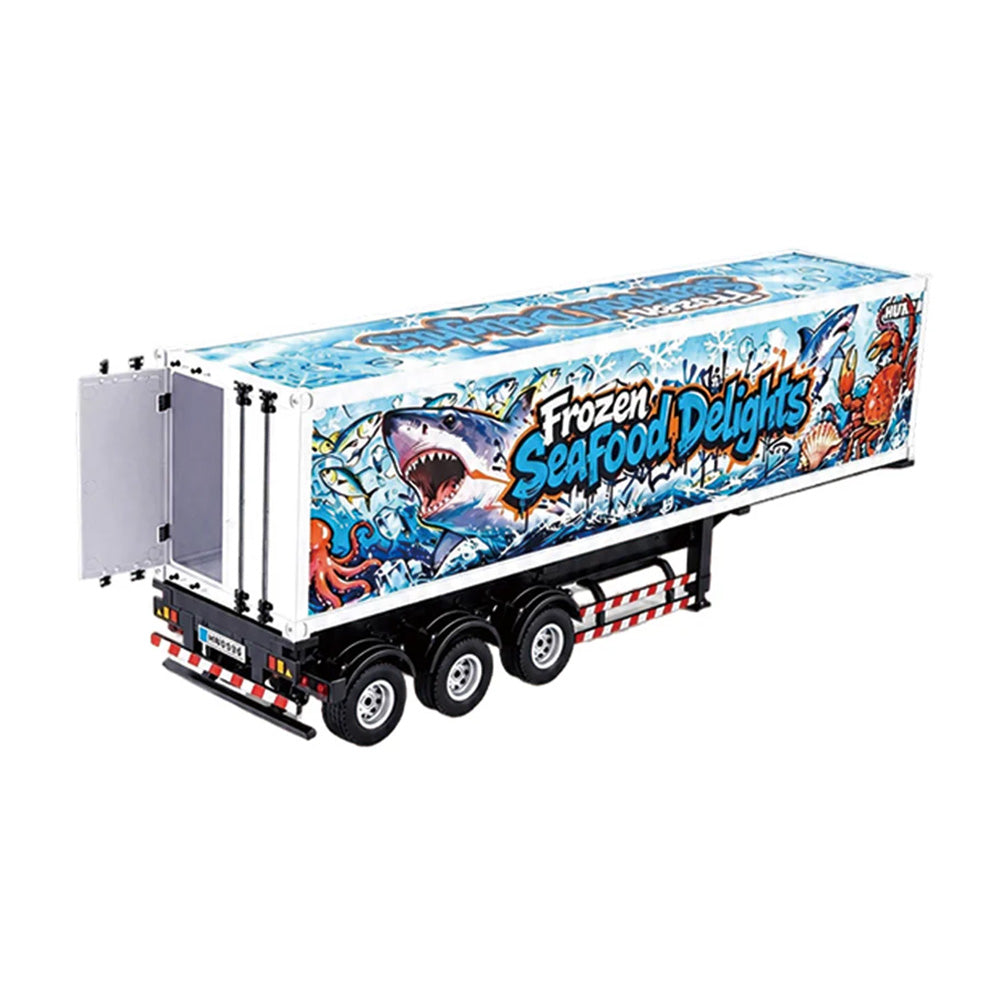 Huina 1505D 1/18 RC Car Seafood Refrigerated Truck Tractor for 1501 RC Truck