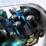 G6 Pro Wireless bluetooth Gaming Controller with Hall Triggers Carbon Film Joysticks No Drift 6 Axis Gyro Dual Vibration Motors Gamepad for PC Switch iOS Android