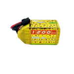 LinkMejor Pizza Series 22.2V 1200mAh 120C 6S LiPo Battery XT60 Plug for RC Drone FPV Racing
