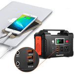 [US Direct] FlashFish E200 200W 40800mAh Portable Power Generator Solar Power Station with 110V AC Outlet/2 DC Ports/3 USB Ports