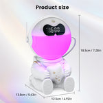 Elfeland Astronaut Design Sunrise Alarm Clock Mood Bluetooth Night Light Sleep Aid Touch Lamp Sound Machine Child Gift