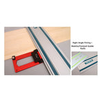 Wnew Precision Track Saw Guide Rail Square for Quick Woodworking Cuts for Festool Rail