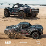 LinkMejor HKRC 1205 RTR 1/14 2.4G 4WD 70km/h Brushless RC Car Short Course Off-Road Truck Full Proportional LED Light Metal Gears Drive Shafts High Speed Remote Control Vehicles Model Toys