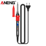 LinkMejor SL106 Electric Soldering Iron 60W Adjustable Temperature 180℃-520℃ Digital Display Ceramic Heating Core 110V/220V