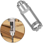 Cast Aluminum Square Hole Drill Bit Adapter for Hand Electric Drills Easy Installation Durable Woodworking Tool with Precise 20mm Width 38-43mm Diameter Fitment Quick and Smooth Drilling