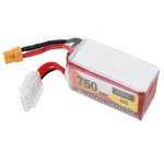 LinkMejor 14.8V 750mAh 95C 4S LiPo Battery XT30 Plug for SpeedyBee Bee35 Crux35 RC FPV Racing Drone