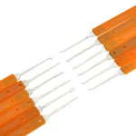 42PCS Orange Picks and Padlocks Set Equipped with an Automatic Unlocking Gun, Aircraft Clips, Transparent Padlocks and Rubber Sleeves,