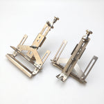 Trimmer Router Straight Edge Guide Metal Centering Slotting Jig with Scale for Woodworking Palm