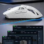 LinkMejor M8 Tri-mode Gaming Mouse with Charger Dock PAW3311 Sensor RGB 12000DPI 1KHz Return Rate 72g Lightweight Rechargeable Mouse