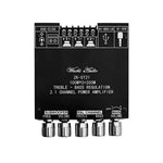 ZK-ST21 bluetooth Digital Amplifier Board 2.1 Channel 100W+100W+200W Subwoofer Chip TPA3221 DC12-30V 10A