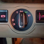 Car Headlight Switch Fog Light Knob For Golf Jetta MK5 MK6 GTI Passat B6 B7 CC Touran Tiguan 5ND941431A 5ND941431B