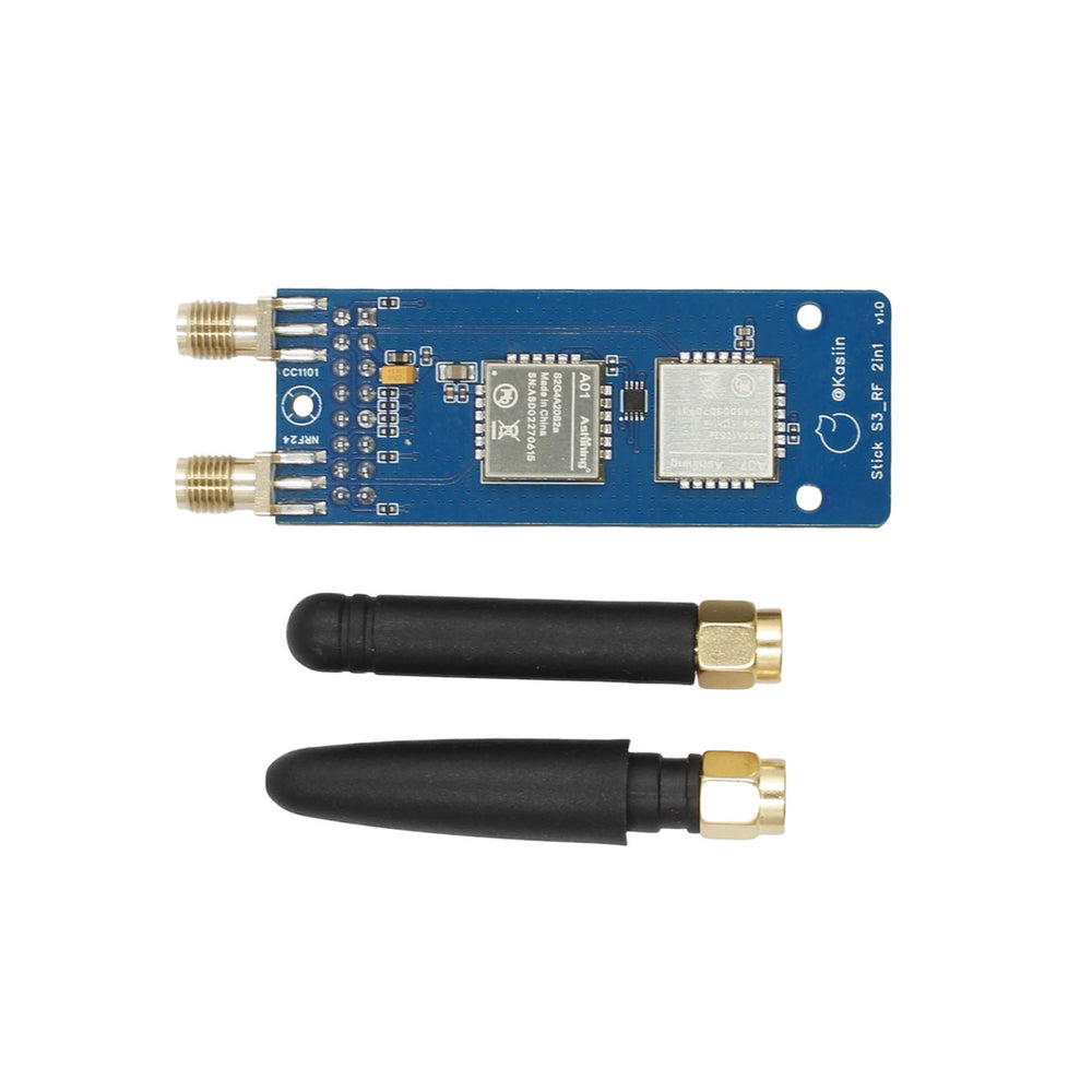 RF 2-in-1 Module with CC1101 & NRF24 Wireless Transceiver Expansion Board for M5StickC Plus2 Bruce Firmware Compatible