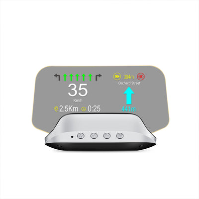 Portable HD Head-Up Display Car OBD Speed Navigation Projector Car Display Screen Car OBD Speed Navigation Projector No Ghosting cAR Head-Up Display