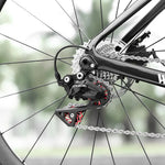 WEST BIKING 3/5 CM Mountain Bicycle Ceramic Rear Dial Guide Wheel 11T 13T Tooth Derailleur Aluminum Alloy Perrin Bearing Tension Wheel