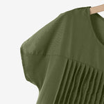 LinkMejor Women Short Sleeve Pleated Party Long Dress Casual Loose Sundress Maxi Dress with Pockets