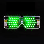 DIY Kits LED Light Emitting Glasses Making Kit Voice Activated Light-emitting Diode Flashing Light Electronic Soldering Set