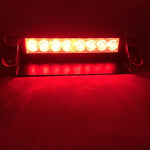 LinkMejor Car Warning Light Front Windshield Warning Light 8LED Emergency Dash Strobe Lights Emergency Signal Lamp 3 Flashing Mode