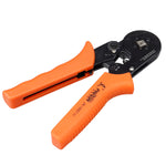 LinkMejor  JX-1687 6-4 Tube-type Terminal Crimping Plier Ratchet Labor-saving Crimping Pliers Sleeve-type Terminal Crimping Pliers Wire Ear Crimping Tool