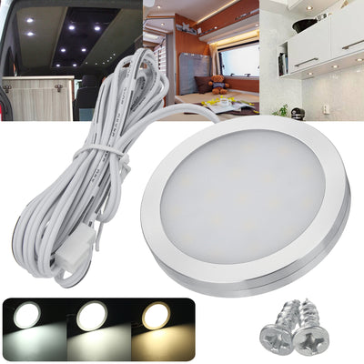 LinkMejor 12V Interior LED Spot Light For Camper Van Caravan Motorhome T4 T5 Kitchen Cabinets Cupboard