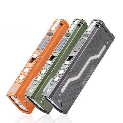 Lumintop MoonBox 4.0 Quad-Light-Source 1600LM Dual 14100 Li-ion Replaceable Multifunctional LED Flashlight with Smart Display Dual Buttons+Magnetic Mode Switch Waterproof Design