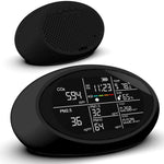 High Accuracy 10 in 1 PortableAir Quality Monitor CO2 TVOC HCHO PM2.5 PM1.0 PM10 AQI Alarm Temperature Humidity Display Dual Chip Air Quality Tester Indoor