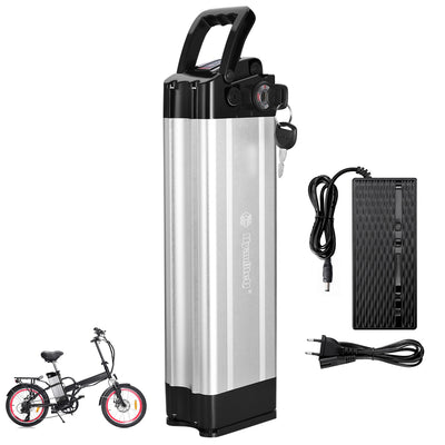 [EU/USA Direct] HANIWINNER HA030-05 36V 17.5Ah 630Wh Silverfish E-Bike Battery with Base, Replacement for NAKXUS, GALAXY, AOSTIRMOTOR NAKTO 250W-700W