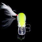 LinkMejor 10PCS Slow Sinking Minnow Fishing Lures 7g Wobbler Crankbait Artificial Hard Bait for Bass Trout Pike
