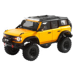 HB Toys R1001-B-R1016-B RTR 1/10 2.4G 4WD Brushless RC Car Rock Crawler Off-Road Climbing Truck Hobbwing ESC with Winch Diffs Lock Two Speed LED Light Straight Axle Metal Beam Full Proportional Remote Control Vehicles Models Toys
