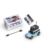 LinkMejor 6405 6405-C 1/64 2.4G FPV RC Car Wifi Camera Photos Videos VR App Control Built In Gyro Drift Desktop Micro 3 Speed On-Road Mini Full Proportional Vehicles Models Toys