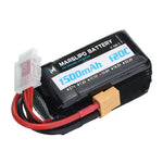LinkMejor 14.8V 1500mAh 120C 4S Lipo Battery XT60 Plug for RC Drones