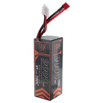LinkMejor Power 15.2V 9000mAh 100C 4S LiPo Battery T Deans Plug for ZD Racing Pirates 3 RC Car