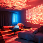 LinkMejor Ocean Wave Projector LinkMejor Night Light USB Rechargeable Ripple Atmosphere Lamp for Bedroom, Home Theater, Room Decoration, Holiday Gift, Wedding