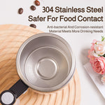 Comfook 400ml USB Rechargeable Automatic Mixing Cup 7000rpm Motor with LCD Digital Display For Coffee Milk Grain Oat Magnetized Stirring