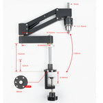 LinkMejor Cantilever Tapping Tool CNC Aluminum Alloy Anodized Finish 1.5-10mm Chuck Professional Tapping Support Stable Mounting