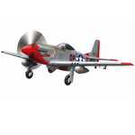 LinkMejor P-51D Mustang 1/16 Scale 685mm Wingspan 2.4GHz 10CH Built-in Gyro 3D/6G Switchable One Key Aerobatics Brushless EPP FPV RC Airplane Glider BNF/RTF Compatible DSM SBUS