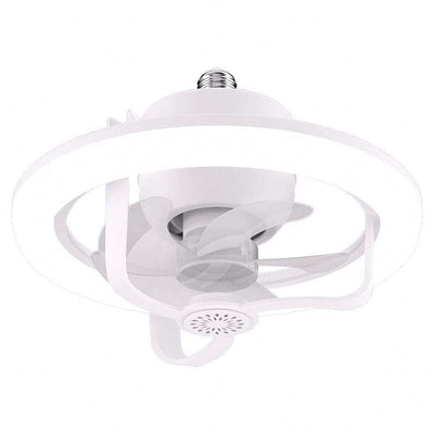 E27 50W 220V Ceiling Fan Bulb With LED Light And Remote Control Chandelier RGB Color Dimmable Ventillator Lamp For Home Lighting