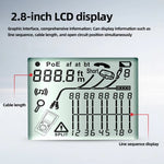 LinkMejor UT685A KIT TDR Cable Tester RJ45 RJ11 Network Cable Tracker Wire Finder with 2.8 Inch LCD Digital Line Tracing 300m Length Test PoE Port Blinking Fault Locator and Wire Mapper Diagnostic Tool