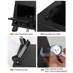 Xmund Portable Outdoor Camping Wood Stove Mini Folding Firewood Stove Detachable Wood Burner For Camping Picnic Backyard BBQ Supplies