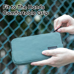 LinkMejor 0.15L Portable Mini Cycling Phone Bag Lightweight Smooth Zipper Coin Purse Wallet Partitioned Storage Pack