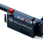 [US Direct]SCULPFUN S30 Ultra-22W Laser Engraving Machine 600x600mm Engraving Area Laser Cutter Automatic Air Assist Replaceable Lens Includes Laser Repair Kit  Air Assist M8 Main Board