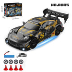 LinkMejor 8803 8804 8805 RTR 1/24 2.4G 4WD 30km/h Drift RC Car GTR Support APP Control Full Proportional High Speed Racing LED Light On-Road Vehicles Models Toys