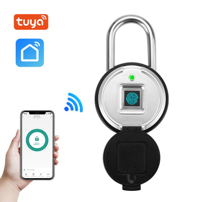 LinkMejor PL-P3Z-TY Tuya Smart Fingerprint Padlock Electronic Door Lock bluetooth-compatible APP Unlock Waterproof Home Security Protection Doorlock