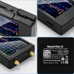Original Hugen Version 2.8 Inch NanoVNA-H Vector Network Antenna Analyzer 10KHz-1.5GHz MF HF VHF UHF With SD Card Slot V3.6 Version spectrum analyzer