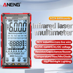 LinkMejor 622A Digital Smart Multimeter 10A Tester Meter Auto Range True RMS DC/AC 6000 Multitester With Laser Lamp Capacitance Ohm