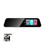 B15Y 4.5 Inch Touchscreen 1080P HD Front and Rear Dual Recording Rearview Mirror Driving Recorder Night Vision Rear Camera AI Chip Wide Angle Car DVR