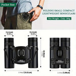 IPRee HD Zoom Binoculars, 8X21 Long Range Telescope with Compact Folding Design for Outdoor Tourism and Camping Bird Watching Hunting Hike
