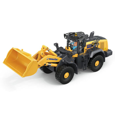 LinkMejor YG475 RTR 1/50 2.4G RC Car Loader Alloy Bucket Simulated LED Light Sound Remote Controlled Engineering Vehicle Desktop Toys Model Collection Gift For Boys