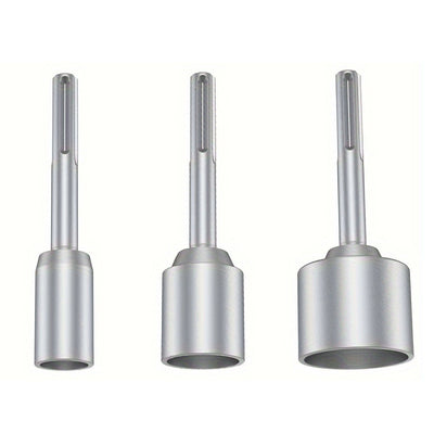 Ground Rod Driver SDS-MAX 30/45/65mm Steel Drill Bit Sleeve Heavy Duty Rotary Hammer Wide Compatibility Anti-corrosion Impact Resistant