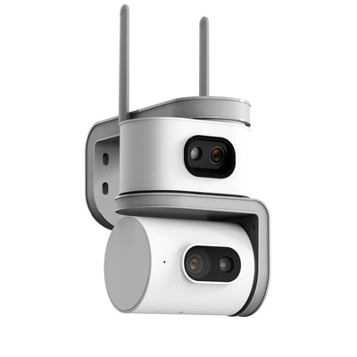 QD01 2MP+2MP HD WiFi PTZ Camera Dual lens Dual Screen IP Camera PIR Motion Detect Two-way Audio IP66 Waterproof Outdoor Security Wireless Camera
